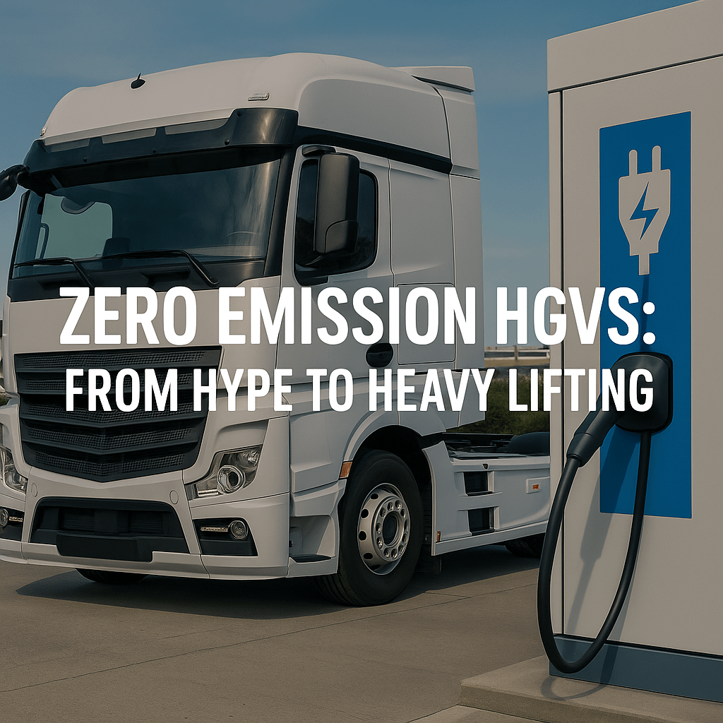 Zero Emission HGVs. The startup wave broke but the freight kept moving 1 Zero emission HGVs and electric trucks on European highways — Mercedes eActros and MAN eTruck leading heavy goods vehicle decarbonisation with OEM charging networks