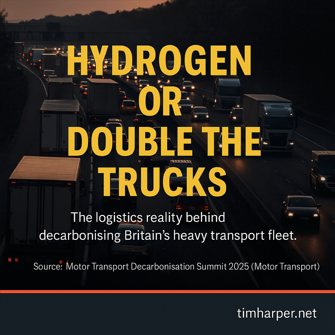 Hydrogen HGV decarbonisation UK – the logistics reality behind keeping freight moving without doubling the fleet 5 Hydrogen or Double The Trucks