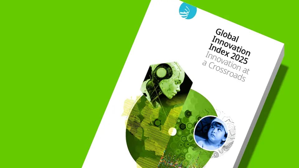 UK Global Innovation Index ranking trend, 2015 to 2025